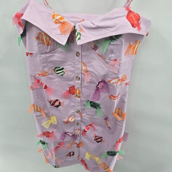 Maeve Anthropologie Pink Candy Mini Dress Size 2 - Picture 9 of 15